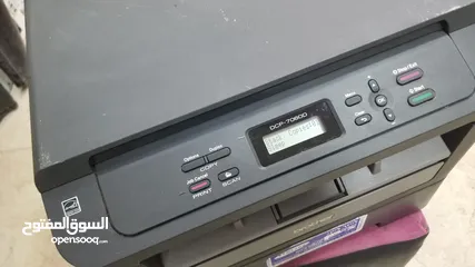  6 طابعة ليزر اسود مع سكانر وحبر