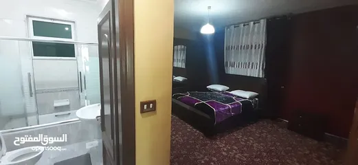  10 شقة مفروشة الرابية 3 نوم 4 حمام غسيل برندة طابق اول
