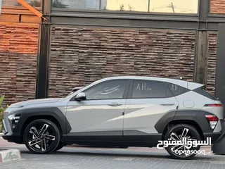  4 Hyundai Kona Hybrid 2024 عداد قليل:15 كم فقط أصلي !! بحالة الوكالة