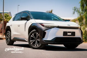 2 تويوتا bz4x موديل 2022 فل الفل و بحاله ممتازه عداد 8000 كم فقط