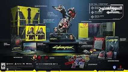  4 Cyberpunk 2077 collector’s edition new in box *NO GAME* لعبه سايبر بنك