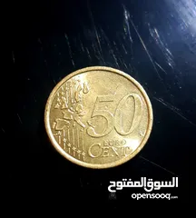  2 50سنت يورو إيطالي قطعه نادره