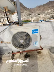  4 مكيف ميديا 2 طن شبة جديد
