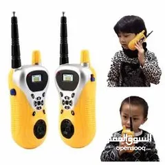  2 لعبة جهاز اتصال  لاسلكي  تولكي ولكي 100 متر