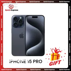  1 IPHONE 15 PRO ( 128GB ) NEW /// ايفون 15 برو ذاكرة 128 الجديد وكالة