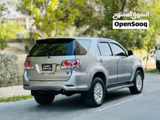  5 Toyota Fortuner 4wd single owner low Mileage 1 year passing insurance new tyres ready to drive condi