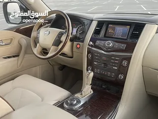  15 نيسان باترول V8 موديل 2016 الماكينة الصغيرة سيارة بحالة ممتازة من الداخل والخارج