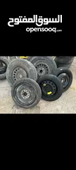  1 جنط 17 مع كوشوك وسبيرات أمريكي خشن