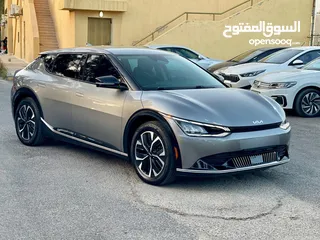 11 كيا ev6 2023 فل كامل ما عدا الفتحه فحص كامل بدون ملاحظات جمرك جديد للبيع بسعر مميز