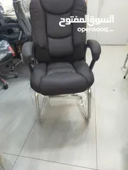  1 كرسي انتظار ثابت من الجلد جوده عاليه الوان مميزه وسعر منافس