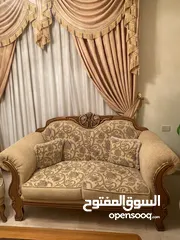  6 طقم كنب غرفة استقبال بحاله ممتازه