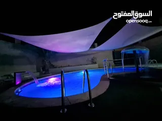  10 شاليه جنة الرضوان للايجار اليومي في الغور طريق البحر الميت