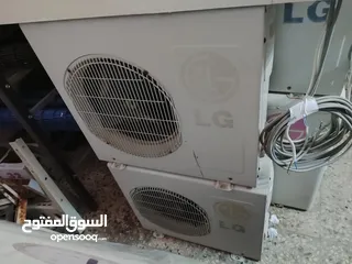  7 مكيفات: ال جي عادي في حالة ممتازة شامل التركيب كفالة شهر