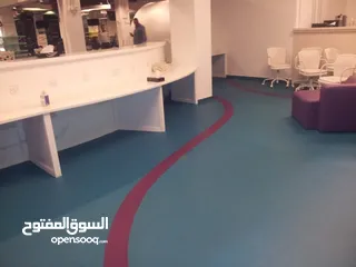  17 رولات اوروبي ذات جوده عاليه مستشفيات مصانع نوادي رياضيه جامعات كرفنات ضد حريق ومزع وبكتيريا