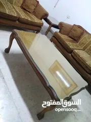  6 كتب زان سبع مقاعد مع طقم طاولات زان