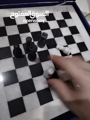  2 لاصحاب الذوق شطرنج رخام (مرمر)