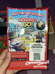  4 MonOpoly R Brand مع كل ادواتها  الاصليه الاجنبيه