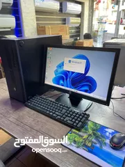  7 PC HP Core i7-4456 كامل مكمل مع شاشة و كيبورد و ماوس ويرليس جداد