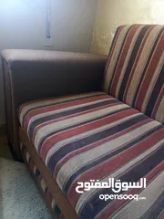  1 صوفا بد / سجلونات مستعمل