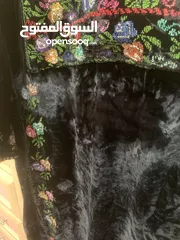  3 “ثوب الذاكرة... مطرز بأصابع الوطن”  ثوب فلسطيني اسود ومخمل مطرز بالإيد من فلسطين جديد جميل جدا