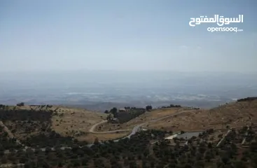  2 فيلا 500م على قطعة ارض (3,450م) 3دونم ونصف تقريبا مغاريب السلط ذات اطلالة مميزة جدا
