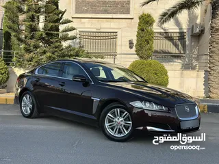  4 JAGUAR XF 2013 Full loaded (مخزنة) وارد الوكالة وصيانة الوكالة قاطعة مسافة 40 الف كم