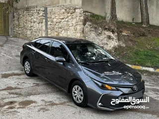  24 تويوتا كورولا موديل 2021 7  جيد ولا ملاحظه فل كامل عدا الفتحه بحاله الوكاله جمرك جديد