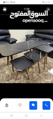  28 طاولات وسط وسيرفس متوفره  بعدة أشكال متنوعه منها مدور ومستطيل ومربع واحجام مختلفه وعده قياسات