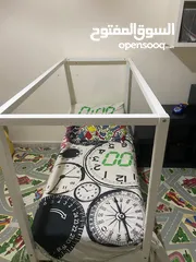  3 سرير أطفال لون ابيض ايكيا