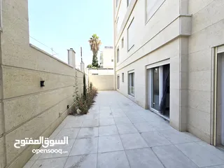  1 عبدون شقة مفروشة جديدة ( مودرن ) مع تراس واسع