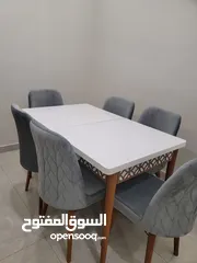  19 طاولات طاولة سفرة صناعة تركيا مع 6 كراسي صناعة تركيا الطاولات مع 6 كراسي