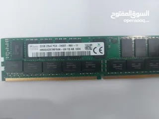  4 RAM SERVER  MEMORY 32G  2666V رامات سيرفر بعدة احجام ..