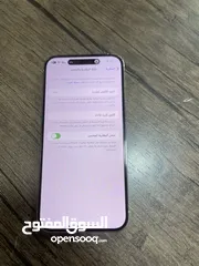  3 ايفون 14 PRO MAX 512GB كل شي اصلي