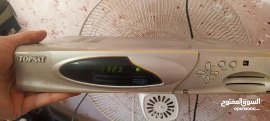  3 تلفزيون ال جي بحاله ممتازه  ريسيفر عدد 2