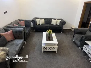 7 طقم كنب جديد قعدته مريحه خشب زان قابل للتفاوض