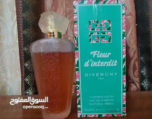  2 fleur d'interdit Givenchy original perfume