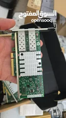  1 كرت فايبر بسرعه هائلك 10g مدخلين فايبر فقط وكميه كبيره مع امكانيه اضافه sfp