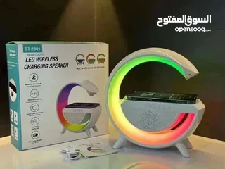  10 سماعة LED لاسلكية مع شاحن مدمج   استمتع بجودة صوت رائعة وإضاءة LED ملونة تضفي لمسة عصرية