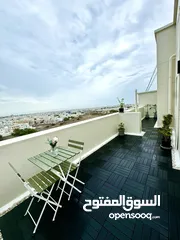  2 Luxurious rooftop apartment with amazing specifications in the heart of Mazon Street, Al Khoudh.