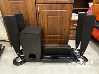  1 هوم ثيتر home theatre 5.1 محيطي نوع ال جي LG