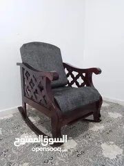  3 كراسي هزاز كوبرا خشب زان / مورس الاردن