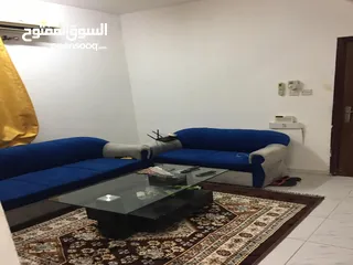  3 للايجار الشهري شقة مفروشة غرفتين وصالة في عجمان منطقة الكورنيش