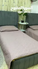  3 تختين مفرد تفصيل خشب لاتيه