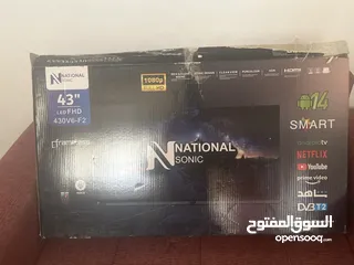  1 شاشه ناشونال سونك 43 انش سمارت