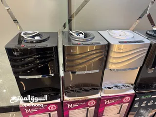  9 كولرات ناشونال بلو وسوبر تيك 3 حنفيات جامبو وطاوله