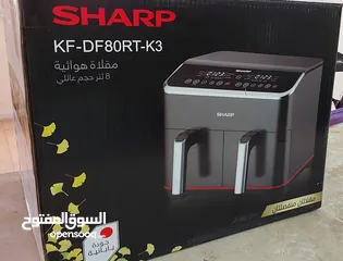  1 قلاية هوائية SHARP درجين 8 لتر