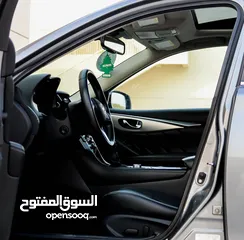  8 انفينيتي Q50 خليجي 2021 خاليه من الحوادث بحاله ممتازه