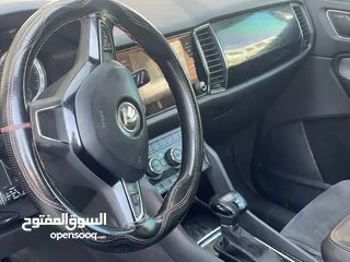  5 سكودا كودياك 2018 فل الفل 190 حصان يد 1  فحص ممتاز بدون حوادث