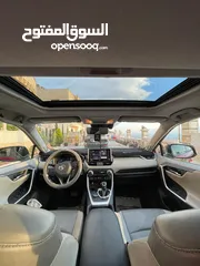  12 Toyota RAV4 hybrid 2019  (كلين تايتل) عداد 80 الف  (Xle ليمتد اعلى صنف) سياره بوضعيه الوكاله