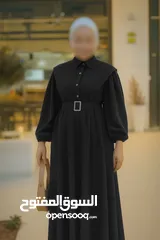  1 هالمـوديـل حكـايـة وروايـة....  فستـان كُـم بـف دبـل كلـوش فـري سـايـز